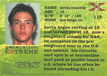 1994 Vision Generation Extreme #115 Kevin Connelly Back